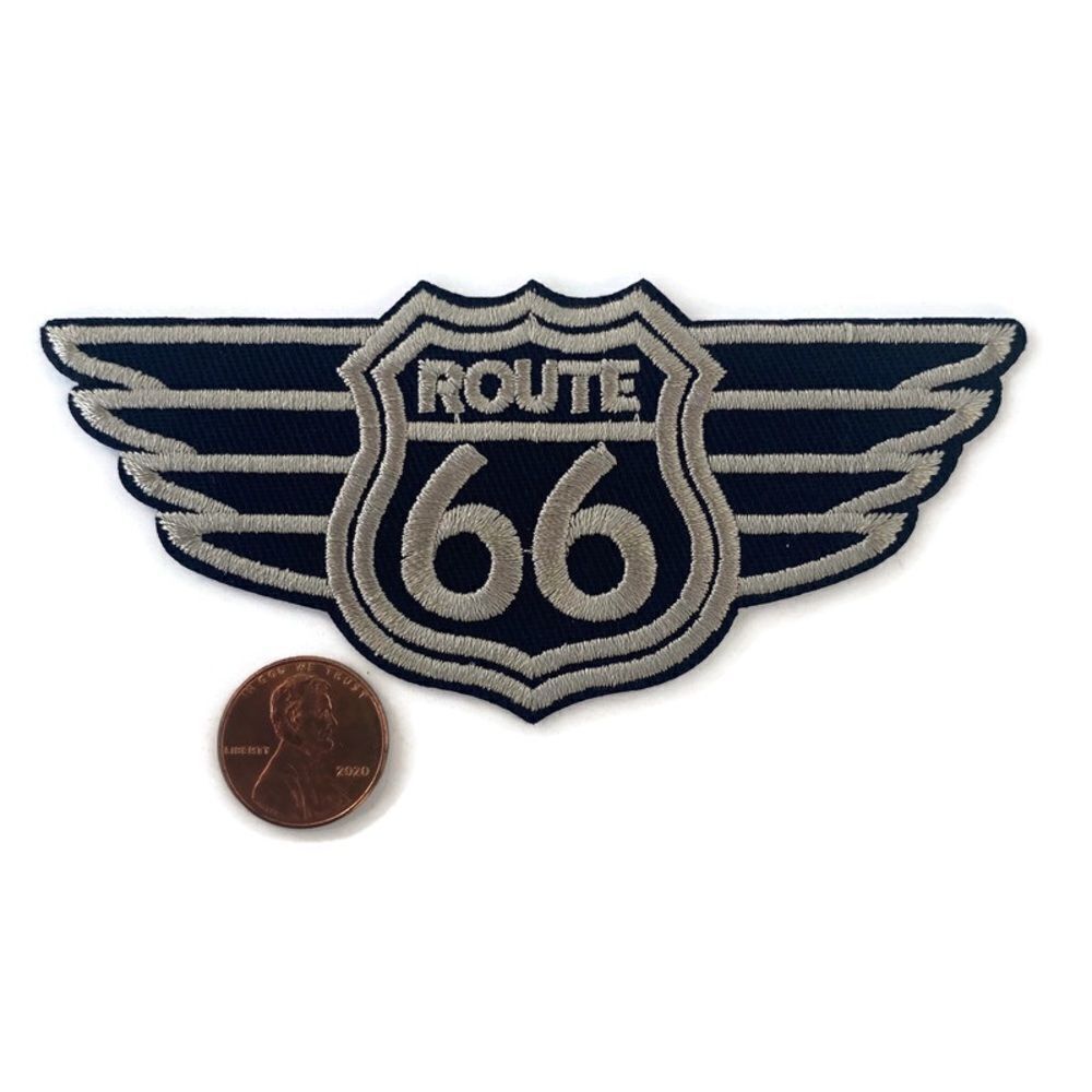 Route 66 Embroidered Patch - Picture 2 of 4